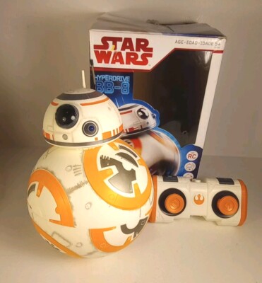 Hasbro Star Wars: The Last Jedi Hyperdrive BB-8 con Control Remoto | Robot Interactivo con Luces y Movimiento
