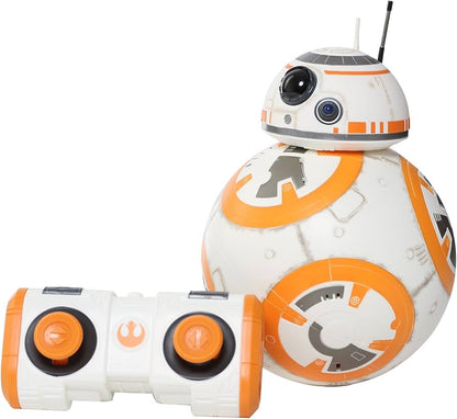 Hasbro Star Wars: The Last Jedi Hyperdrive BB-8 con Control Remoto | Robot Interactivo con Luces y Movimiento