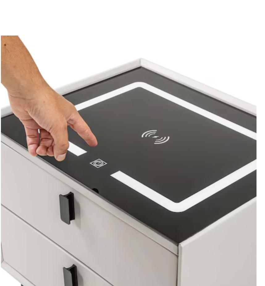 Mesa Smart 4 en 1 con Carga Inalámbrica, Bluetooth y LED | Terrakon Online