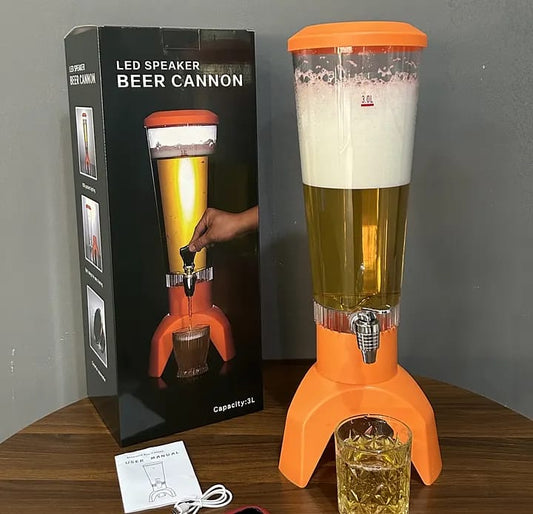 Dispensador de Bebidas 3L con Parlante Bluetooth y Luces LED | Terrakon Online