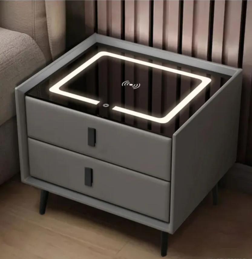 Mesa Smart 4 en 1 con Carga Inalámbrica, Bluetooth y LED | Terrakon Online