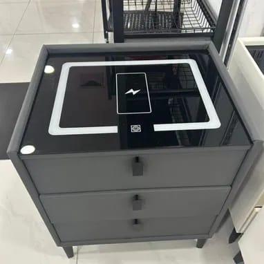 Mesa Smart 4 en 1 con Carga Inalámbrica, Bluetooth y LED | Terrakon Online