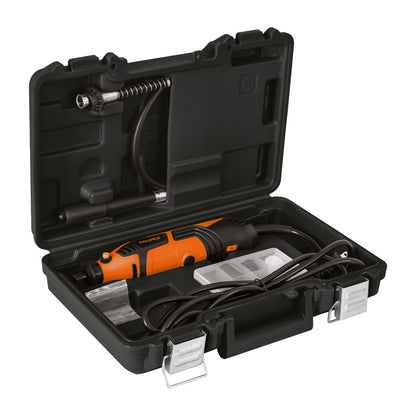 Moto Tool Profesional TRUPER 220V 150W con 100 Accesorios y Estuche | Herramienta Multifunción