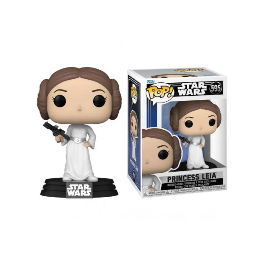 Figura de Acción Princesa Leia #595 Star Wars Funko Pop! Coleccionable Original