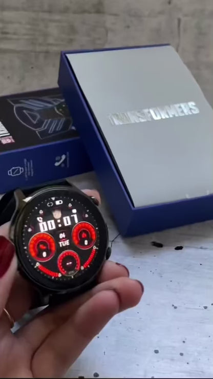 Smartwatch Transformers TF-H11 IP68 | Múltiples Funciones, Bluetooth y Diseño Deportivo
