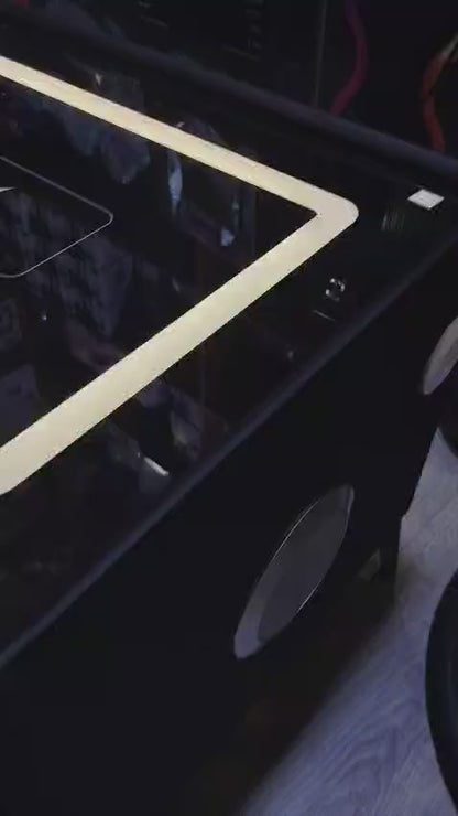 Mesa Smart 4 en 1 con Carga Inalámbrica, Bluetooth y LED | Terrakon Online